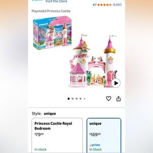 Playmobil princess castle